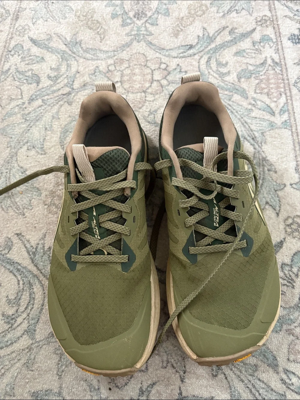 Altra Men's Olive Green Shoes Lone Peak 9